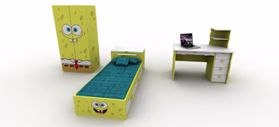 Award winning Sponge Bob children furniture design