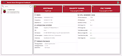 Raspberry Pi Remote Access Management Dashboard