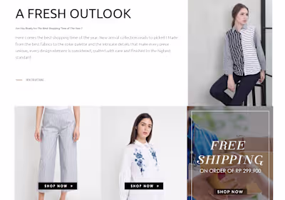 A Fresh Outlook: Eprise E-commerce Website Design