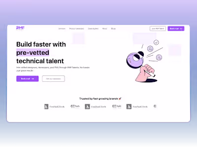 Figma to WordPress Website Developement for RMFTalents 