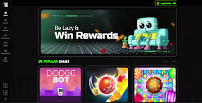 LazyGames | NextJs | NodeJs
