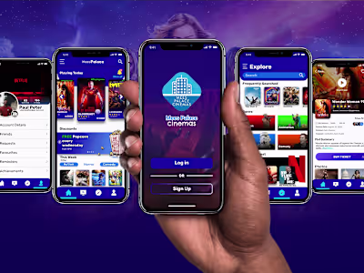 Cinema App UI design