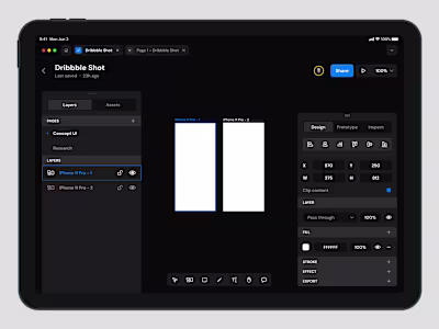 Figma Concept - Dark