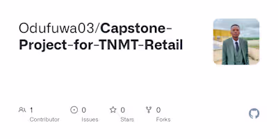 Project Title: Capstone Project for TNMT Retail