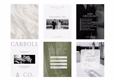 Carroll & Co. Weddings | Instagram Management