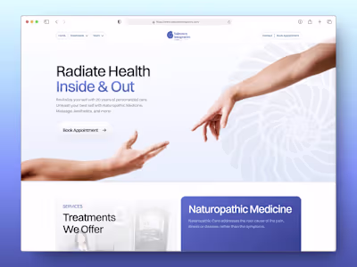 Yaletown Integrative Clinic - Website Design & Development