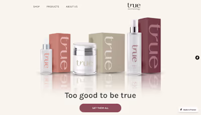 Modern SaaS Landing Page Design with Framer