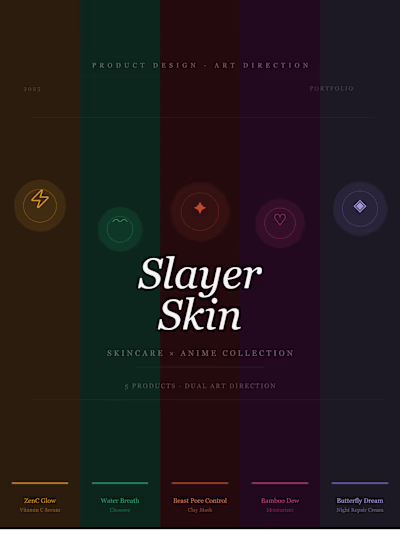 Slayer Skin | Skincare × Anime Product Design