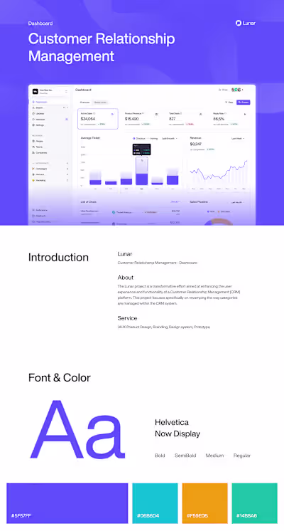 Lunar - CRM Solution