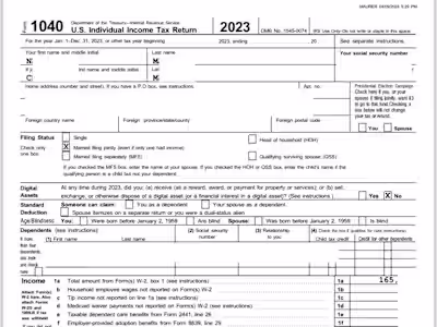 Tax Preparation - Personal