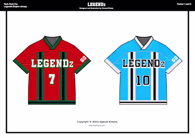 The Champions Jersey Design for Legendz Empire