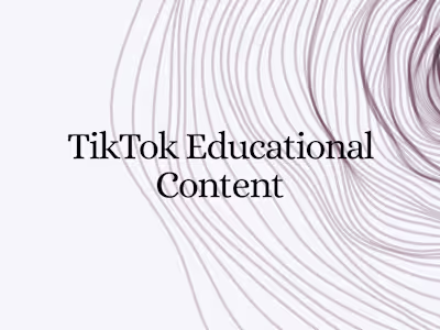 Educational Content Creation | Personal TikTok Account