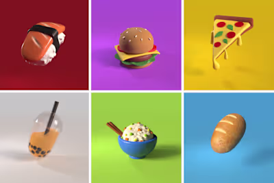 Experimental food series done entirely on @Womp