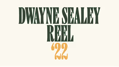 Dwayne Sealey Motion Design Reel