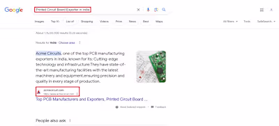 SEO for Circuit Company