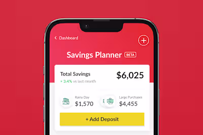 SaaS Savings Planner Design