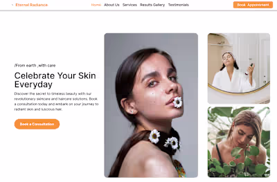 Skin & Hair Care Website