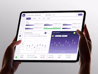 Compensation app design | UX/UI