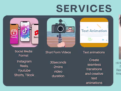 Short Form Video Editing