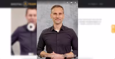 Real Time AI Video Avatar Chat Widget