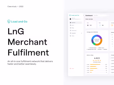 LnG Merchant Fulfillment at Load and Go﻿