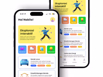 FISIMATE | Education Mobile App | UI Design