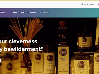 Taaseer Ecom Website