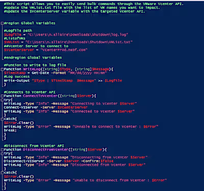 Automate Tasks in VMware vSphere using PowerShell and API