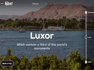 Landing page about Discovering EG