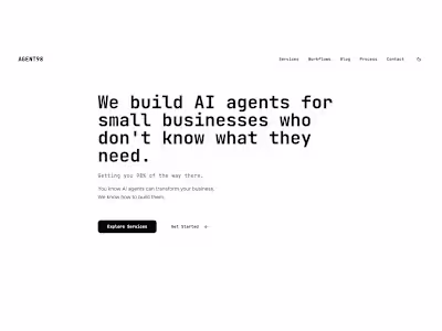 AI Agent Agency Website
