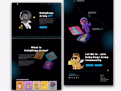 NFT Landing page