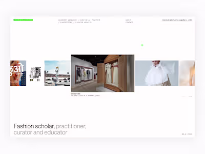 Website design and development for Marius Janusauskas