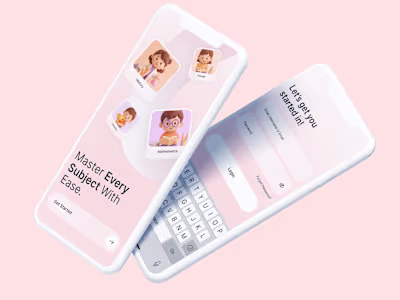 E-Learning App UI Design 🧠