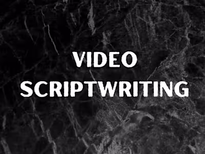 Video Scriptwriting Samples