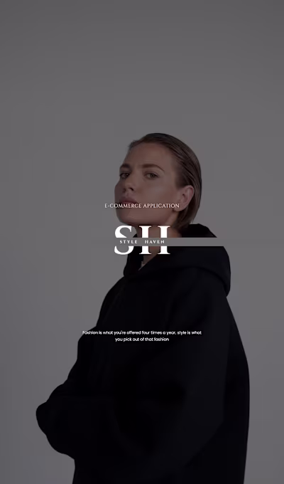 STYLE HAVEN CASE STUDY - E-COMMERCE APPLICATION on Behance