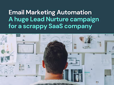 Strategy: A 19-step lead nurture plan for a SaaS company