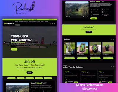 1️⃣ Project Overview
A performance-driven golf