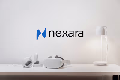 Nexara logo and visual identity
