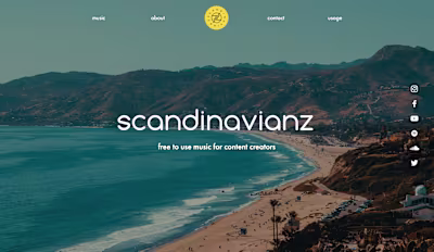 Brand & Web Design for DJ and Producent Duo Scandinavianz