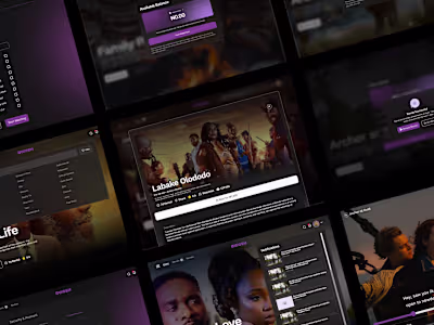 Owosh Films Streaming Platform Design