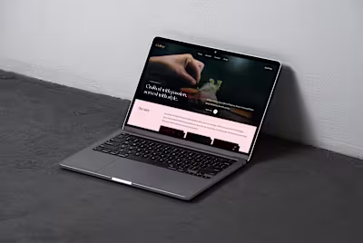 Restaurant Homepage Design - Grillup