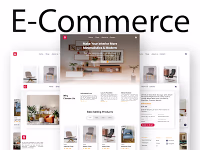 E-Commerce Website | UX/UI Design on Behance