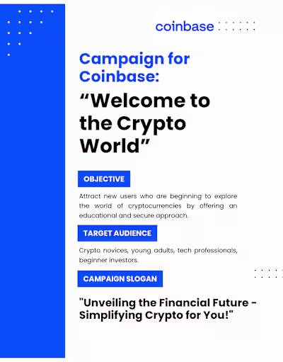 Campaign for Coinbase: "Welcome to the Crypto World" :: Behance