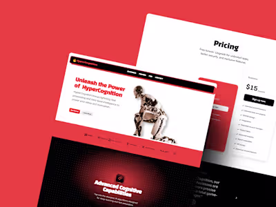 HyperCognition — Framer AI SaaS Project