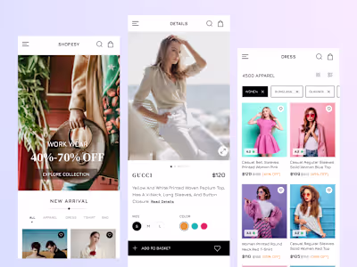 E-commerce Mobile App 