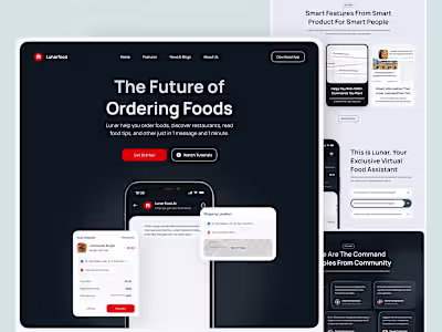 High-Tech Landing Page Development