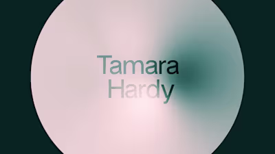 Tamara Hardy Motion Showreel 2025