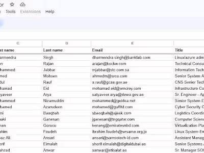 13k+ Contacts from Sales Navigator