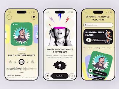 Podcast App Redesign Project