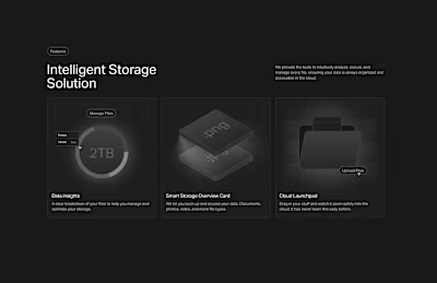 Intelligent Storage Solution To simplify complex services, I...